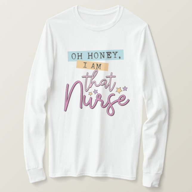 Oh, Schatz, ich bin die Krankenschwester - Retro S T-Shirt (Design vorne)