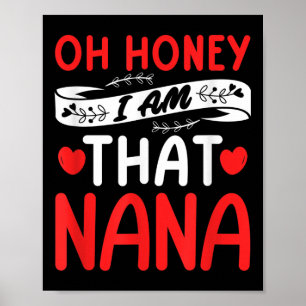 Oh Schatz, ich bin Oma Lustige Oma Muttertag Gesch Poster