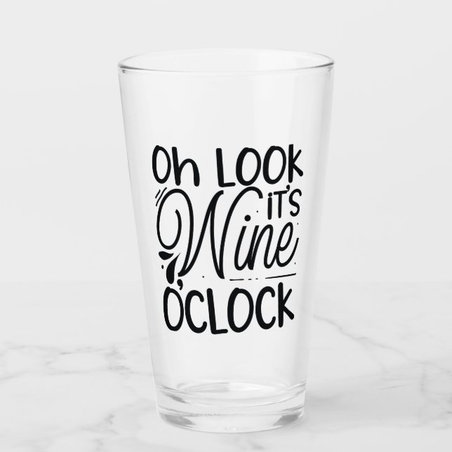 Oh, schauen Sie. Glas (Vorderseite)