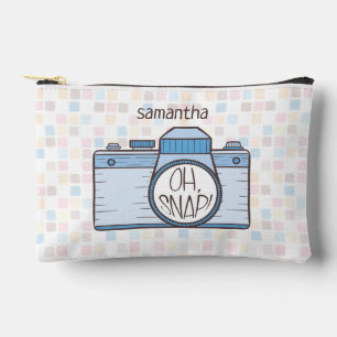 Oh, schläfst! Blue Pastellkamera Zubehörtasche