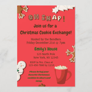 Oh schläfst! Einladung zum Austausch von Weihnacht