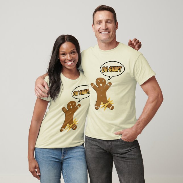 Oh, schläfst! Funny Gingerbread Man T-Shirt (Unisex)