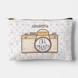 Oh, schläfst! gelbe Pastellkamera Zubehörtasche