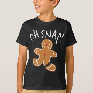 Oh, schläfst! Gingerbread Man Cookie Funny Broken  T-Shirt