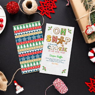 Oh, schläfst! Gingerbrei Cookie Kinderduschmaschin Begleitkarte