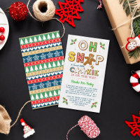 Oh, schläfst! Gingerbrot Cookie Babydusche Buch