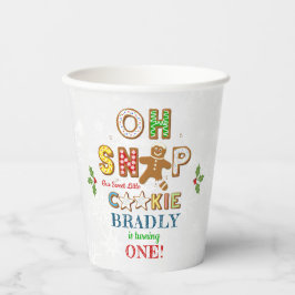 Oh, schläfst! Lebkuchenkoch jedes Alter Geburtstag Pappbecher