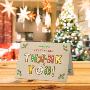 Oh, schläfst! Lebkuchenkoch jedes Alters Geburtsta Dankeskarte