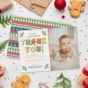 Oh, schläfst! Lebkuchenkoch jedes Alters Geburtsta Dankeskarte