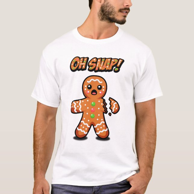 Oh, schläfst! Spekulatius-Männchen T-Shirt (Vorderseite)