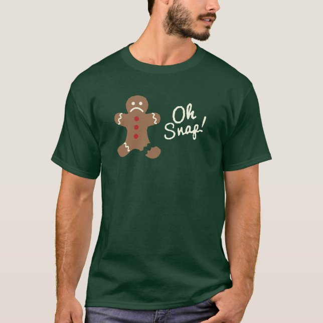 Oh Schnelllebkuchenmann WeihnachtsShirt T-Shirt (Vorderseite)