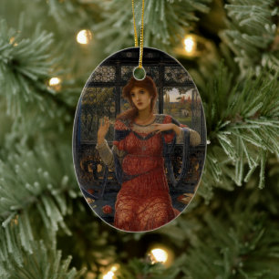 Oh Schwalbe, Schwalbe von John Melhuish Strudwick Keramik Ornament