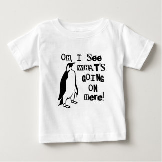 Oh, sehe ich, was los hier ist baby t-shirt