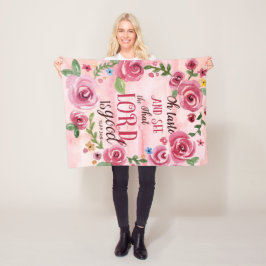 Oh sehen Geschmack und dass das 34:8 Lords Is Good Fleecedecke