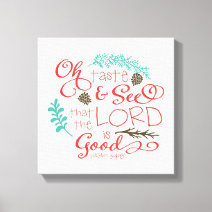 Oh sehen Geschmack und Leinwand-dekorativen Leinwanddruck