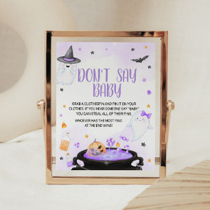 Oh Sheet Boo-y Halloween Sage kein Baby Poster