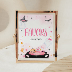 Oh Sheet Ghoul Halloween Baby Shower Favoriten Poster