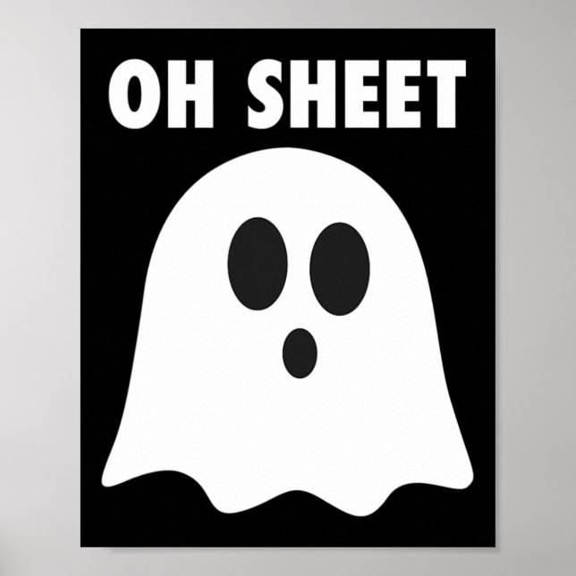 Oh Sheet - Humorer Halloween Ghost Pub Oh Sheet M Poster (Vorne)