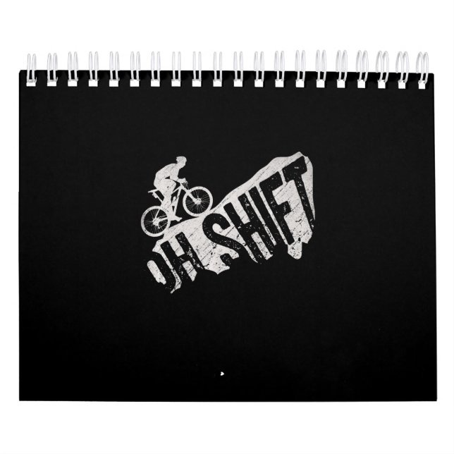 Oh Shift Mountainbike Radfahrer Kalender (Titelbild)