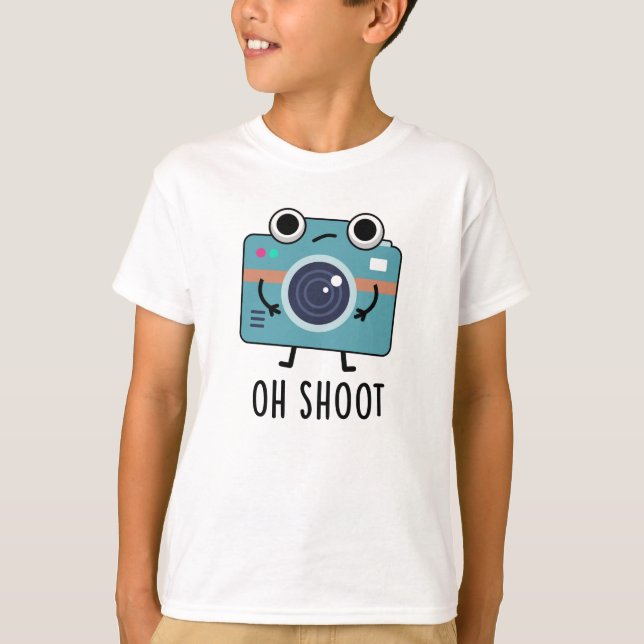 Oh Shoot Funny Fotograf Camera Pub T-Shirt (Vorderseite)