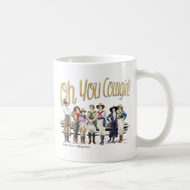 Oh Sie Cowgirl! Sammlung Kaffeetasse (Rechts)