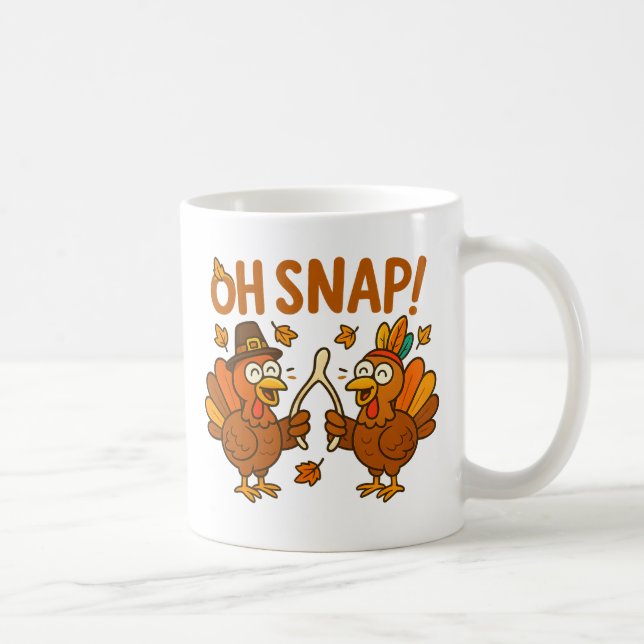 Oh, Snap! Erntedankfest-Puter Kaffeetasse (Rechts)