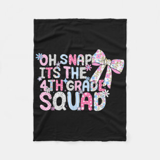 Oh Snap, es ist die 4. Klasse-Squad Zurück zur Sch Fleecedecke