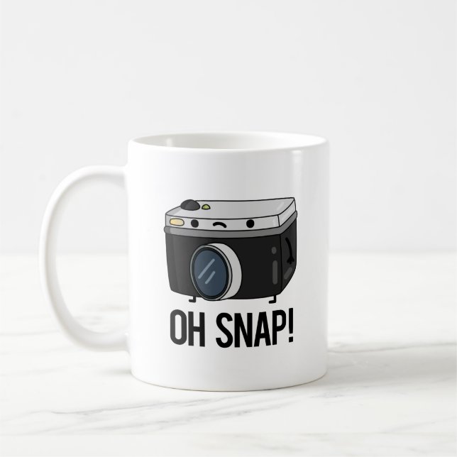Oh Snap Funny Camera Pub Kaffeetasse (Links)