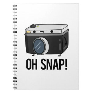 Oh Snap Funny Camera Pub Notizblock