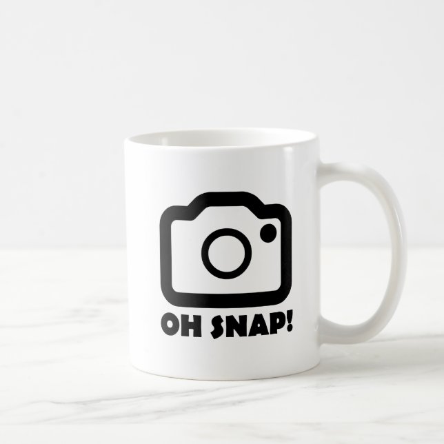 Oh Snap Funny Mug Kaffeetasse (Rechts)