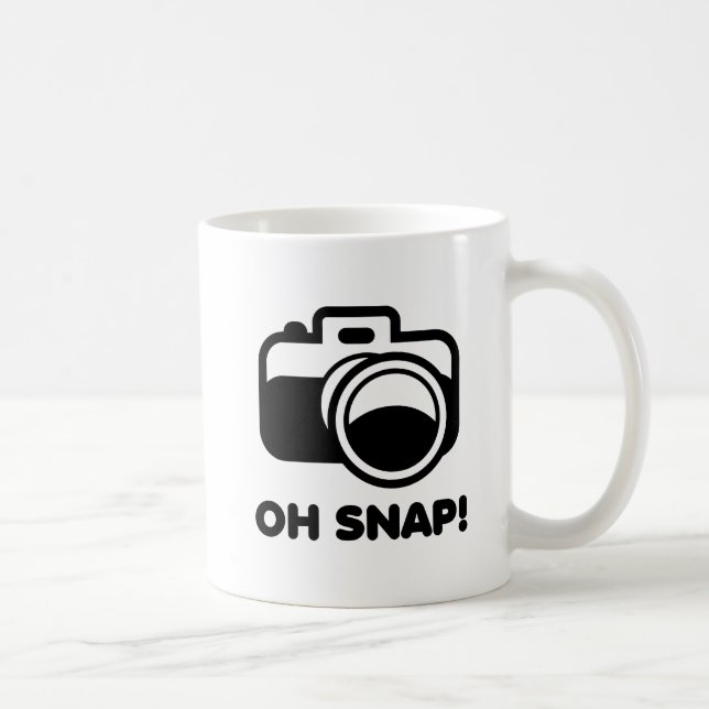Oh Snap Funny Mug Kaffeetasse (Rechts)