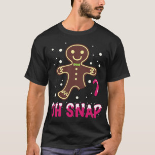 Oh Snap Funny Niedlicher Weihnachtsmann T-Shirt