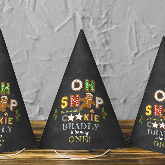Oh Snap! Gingerbread Cookie Any Age Birthday Partyhütchen (Von Creator hochgeladen)