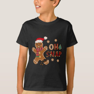 Oh Snap Gingerbread Mann Frohe Weihnachten Weihnac T-Shirt