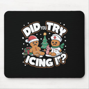 Oh Snap Gingerbread Mann Keks Hast du versucht, ic Mousepad