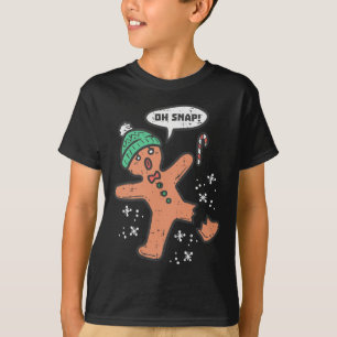 Oh Snap Gingerbread Mann Spaß Weihnachten Weihnach T-Shirt