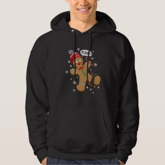 Oh Snap Gingerbrei Cookie Man Costume Backteam Hoodie