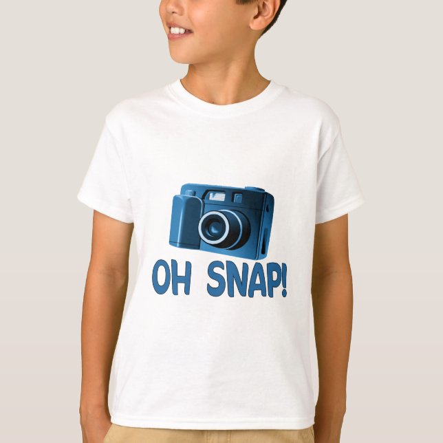 Oh Snap-Kamera T-Shirt (Vorderseite)