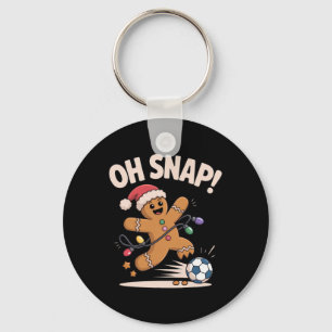 Oh Snap Lebkuchen Fußball Lustiges Weihnachten Für Schlüsselanhänger