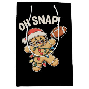 Oh Snap Lebkuchen Fußball Weihnachten Xmas Sport Mittlere Geschenktüte