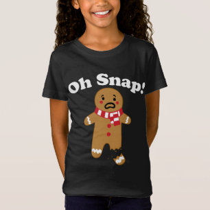 Oh, Snap Lebkuchen Mann gebrochen Bein Lebkuchen O T-Shirt