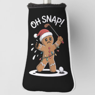 Oh Snap Lebkuchenmann Golfer Golf Weihnachten Xmas Headcover