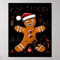 Oh Snap Lebkuchenmann Weihnachten Lustiger Cookie