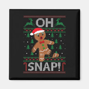 Oh Snap Lebkuchenmann Weihnachten Lustiger Keks By Magnet