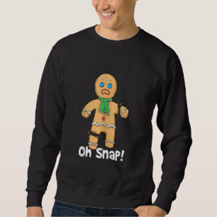 Oh Snap Lebkuchenmann Weihnachtsplätzchen Kostüm B Sweatshirt
