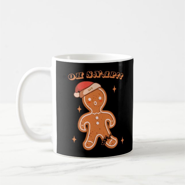 OH SNAP! lustige Weihnachten Kaffeetasse (Links)