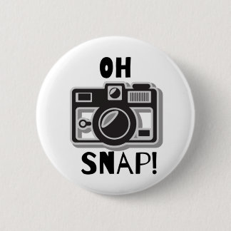 OH SNAP! Lustiges Kameradesign Button