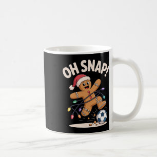 Oh Snap! Lustiges Weihnachten Fußball Fans Feierta Kaffeetasse