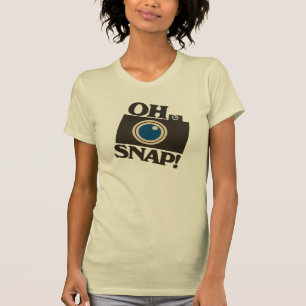 Oh Snap! Retro-Kamera T-Shirt