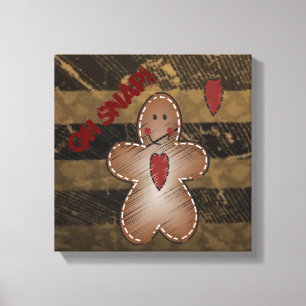 Oh Snap Weihnachtsmann Weihnachten Leinwanddruck
